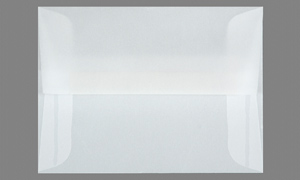 TRANSLUCENT VELLUM ENVELOPES AND PAPER Clear A2  4-3/8 x 5-3/4